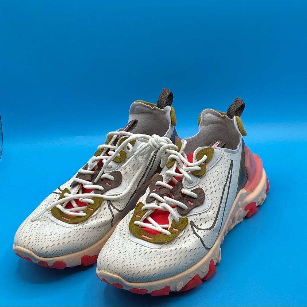 Nike Women's Sneakers - White, Olive, Coral‎